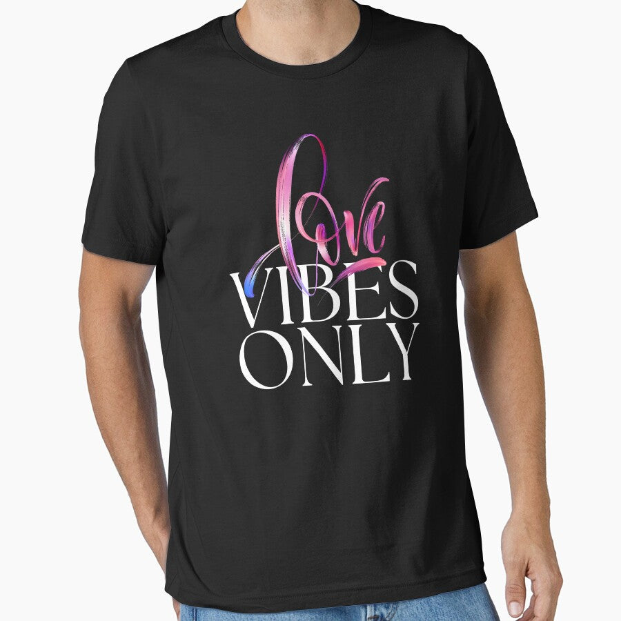 Valentines Day Love Vibes Only Retro Women Men by - Adult & Kids T-Shirts, Sweatshirts & Hoodies apparel design preview 1