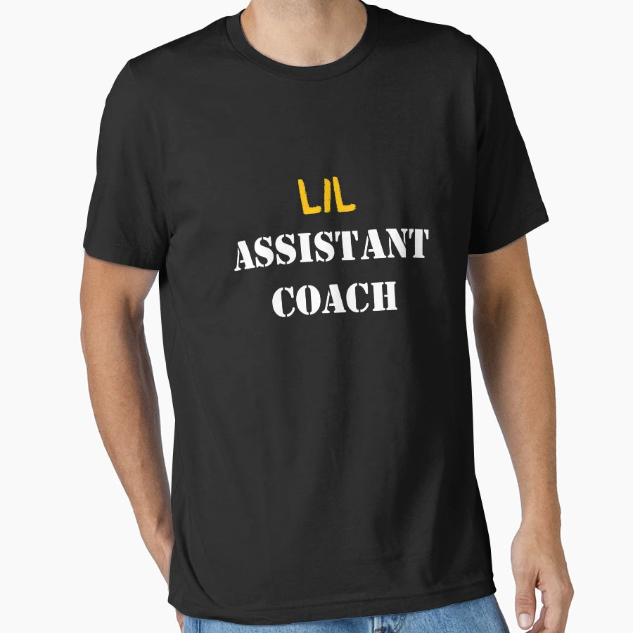Lil Assistant Coach Helper Team T-Shirt - Casual Everyday Wear Men Women - T-Shirt, Sweatshirt, Hoodie