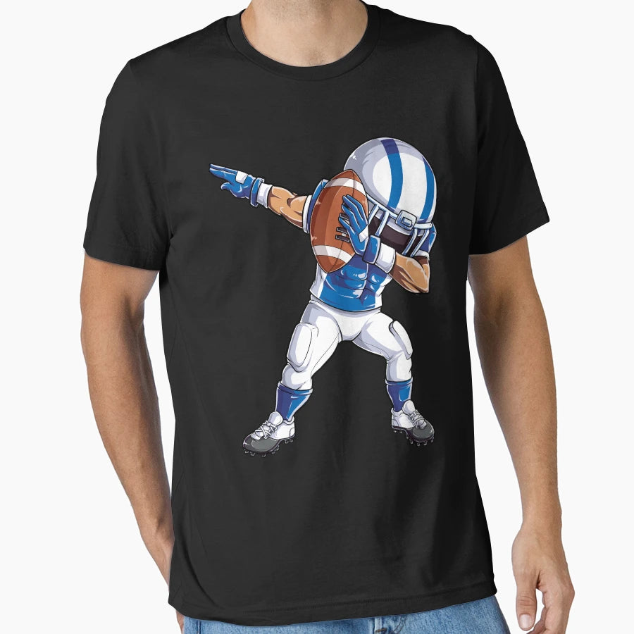 Dabbing Football Player Sports Lover Gift T-Shirt - Streetwear Style Unisex - T-Shirt, Sweatshirt, Hoodie