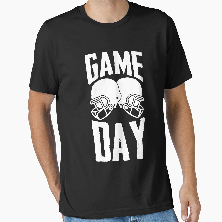 Game Day American Football Helmet T-Shirt - Casual Everyday Wear Unisex - T-Shirt, Sweatshirt, Hoodie
