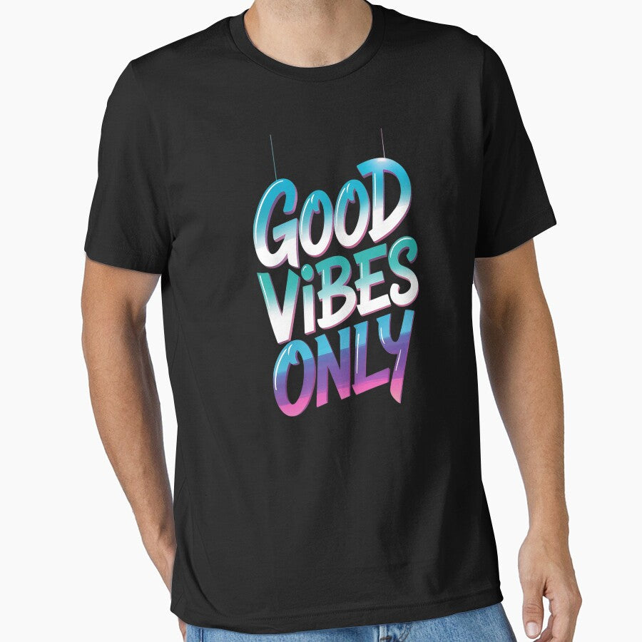 Cool Good Vibes Only by orlodrake - Adult & Kids T-Shirts, Sweatshirts & Hoodies apparel design preview 1
