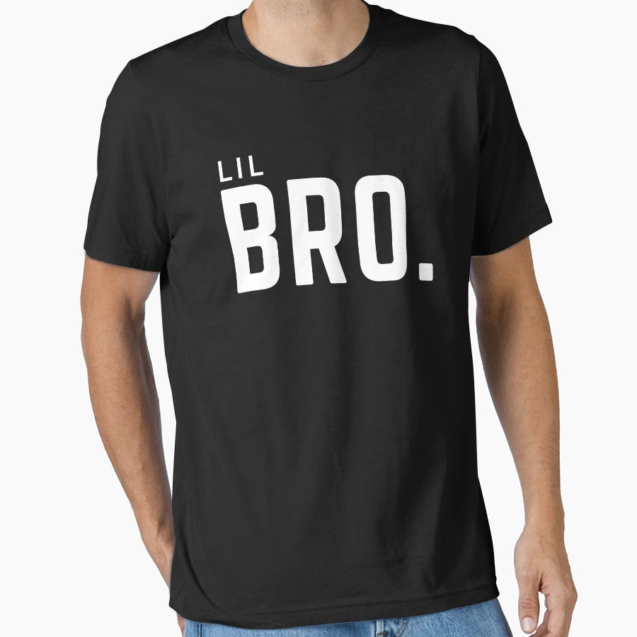 Lil Bro Little Brother Family T-Shirt - Minimalist Print for Adults - T-Shirt, Sweatshirt, Hoodie