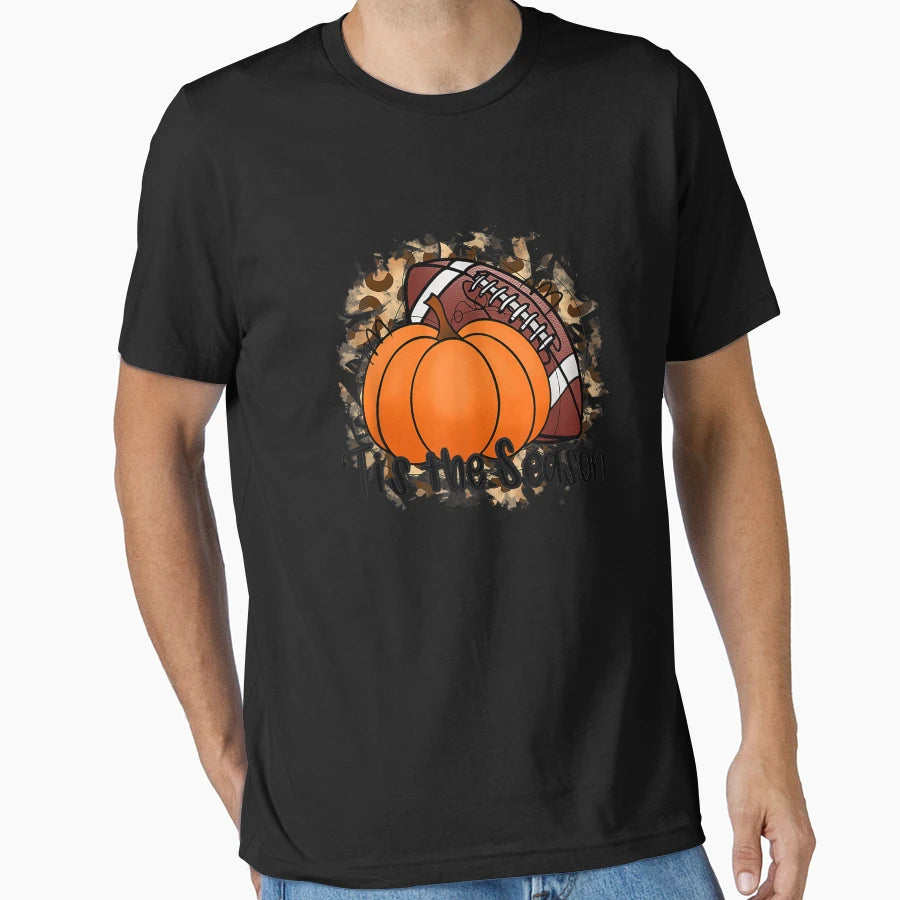 Tis Season Thanksgiving Football T-Shirt - Streetwear Style for Adults - T-Shirt, Sweatshirt, Hoodie