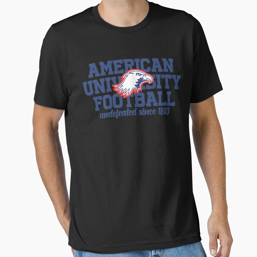 American University Football T-Shirt - Custom Art Print for Adults - T-Shirt, Sweatshirt, Hoodie