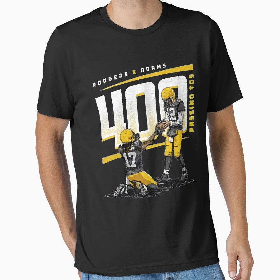 Rodgers And Adams 400 Passing Tos Green T-Shirt - Streetwear Style Unisex - T-Shirt, Sweatshirt, Hoodie