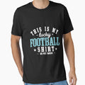 Football Lucky Funny Awesome Football T-Shirt - Trendy Graphic for Adults - T-Shirt, Sweatshirt, Hoodie