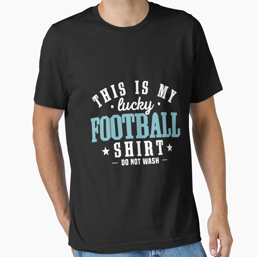 Football Lucky Funny Awesome Football T-Shirt - Trendy Graphic for Adults - T-Shirt, Sweatshirt, Hoodie
