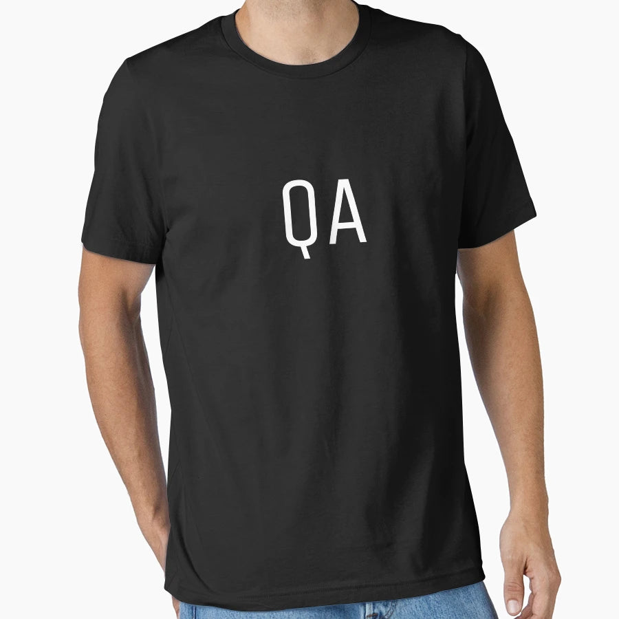 Qa Basic T-Shirt - Fun Novelty Design Men Women - T-Shirt, Sweatshirt, Hoodie