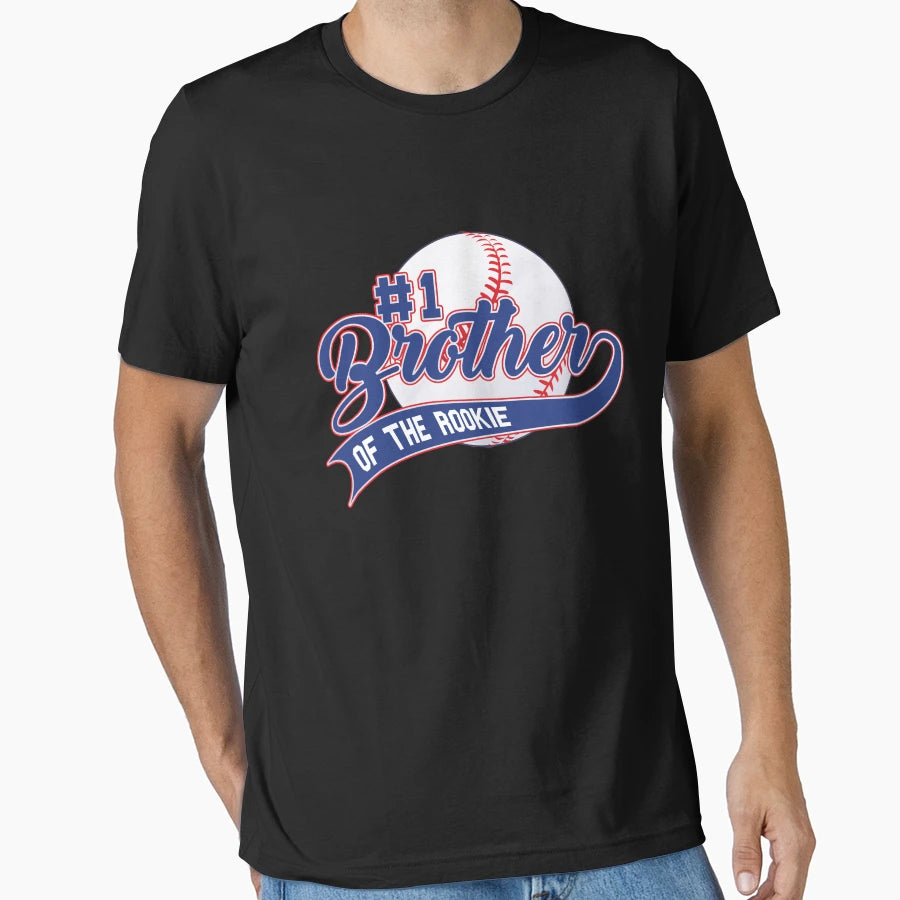 Brother Rookie 1St Birthday Baseball T-Shirt - Streetwear Style for Adults - T-Shirt, Sweatshirt, Hoodie