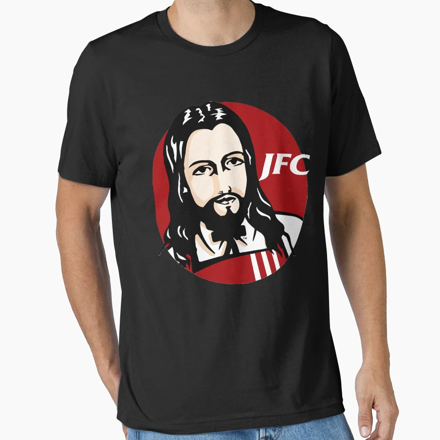 Jfc Jesus Fried Chicken T-Shirt - Trendy Graphic Unisex - T-Shirt, Sweatshirt, Hoodie