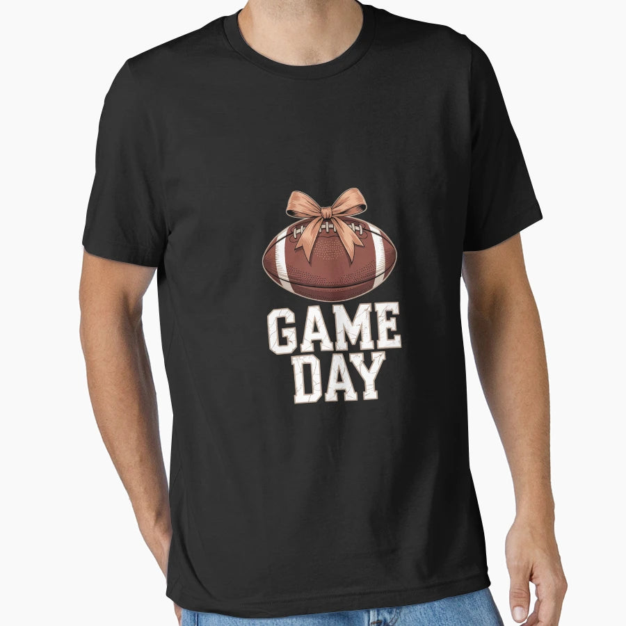 Game Day Football Season Football T-Shirt - Aesthetic Graphic for Adults - T-Shirt, Sweatshirt, Hoodie