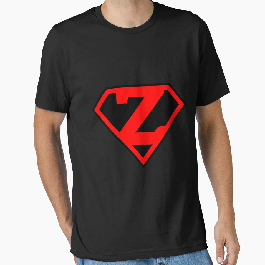 Letter Z Super Letter Vol 3 Zipped Hoodie - Streetwear Style Unisex - T-Shirt, Sweatshirt, Hoodie
