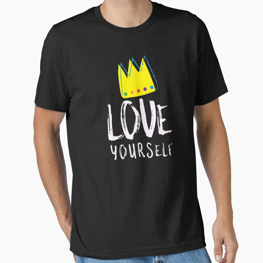 Love Yourself Cute Self Care Reminder by jacks- - Adult & Kids T-Shirts, Sweatshirts & Hoodies apparel design preview 1