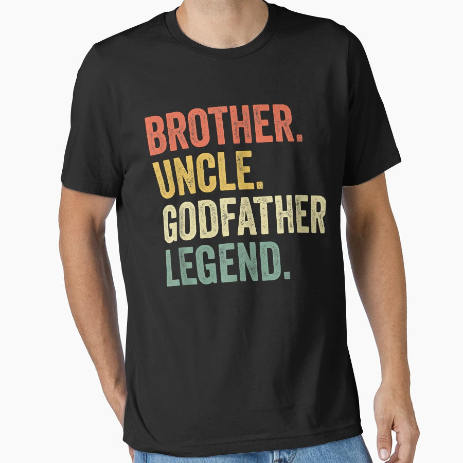 Mens Uncle Godfather Gifts From Godchild T-Shirt - Graphic Print Unisex - T-Shirt, Sweatshirt, Hoodie