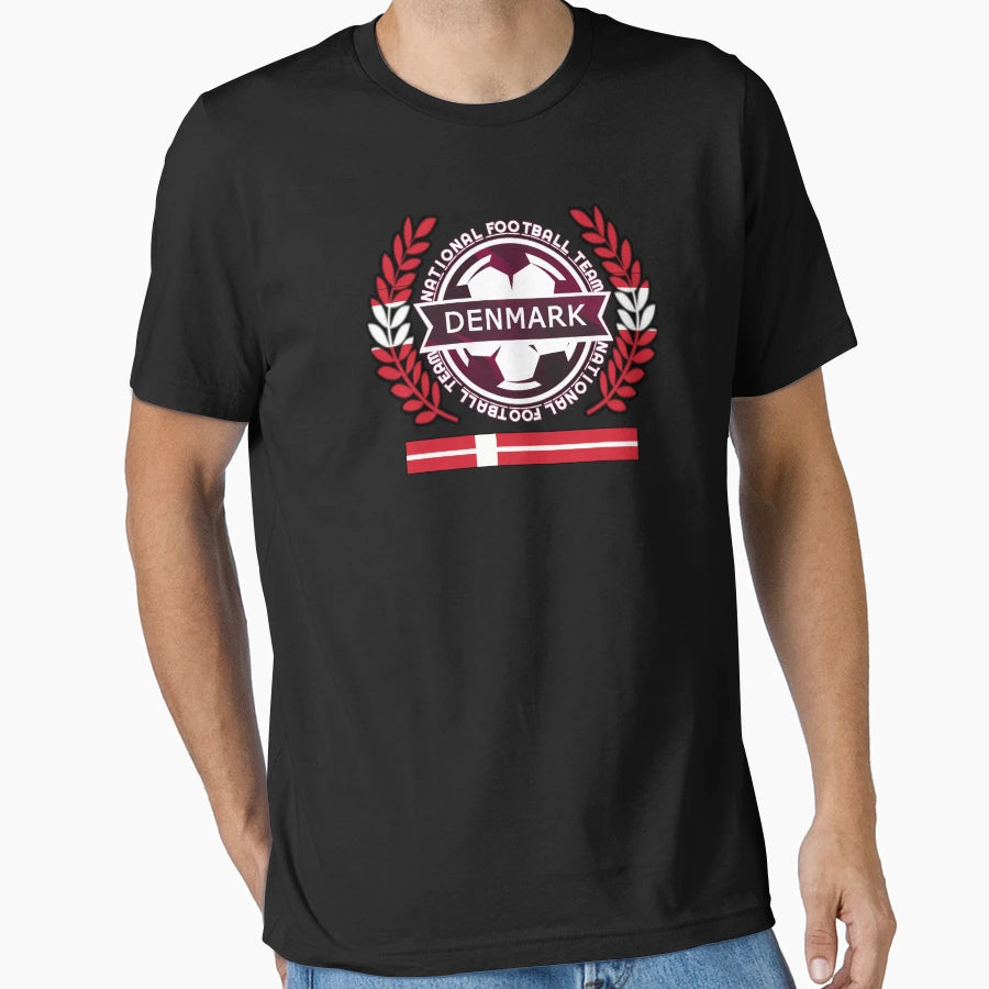 Denmark New Football Supporters And T-Shirt - Aesthetic Graphic Unisex - T-Shirt, Sweatshirt, Hoodie