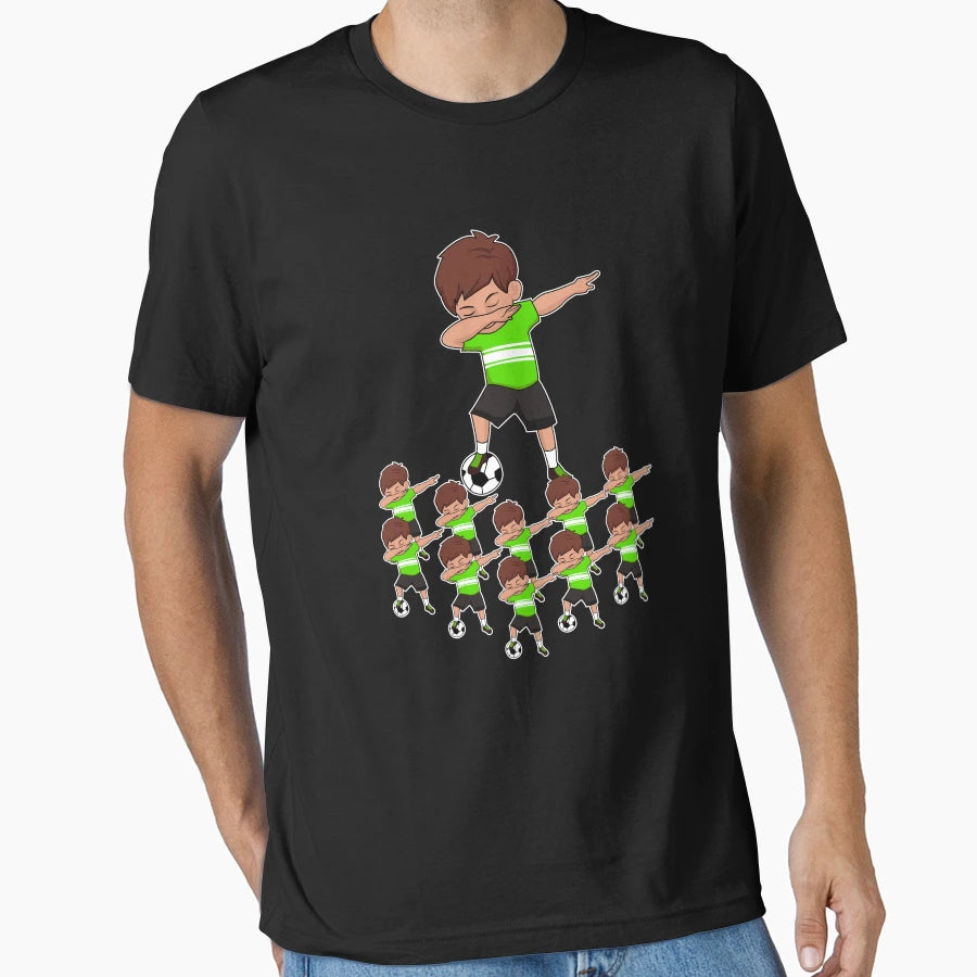 Awesome Soccer Player Green Soccer Sports T-Shirt - Novelty Apparel Unisex - T-Shirt, Sweatshirt, Hoodie