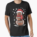 Football Snowman Football T-Shirt - Fun Novelty Design Unisex - T-Shirt, Sweatshirt, Hoodie