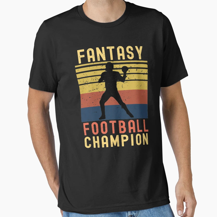 Funny Fantasy Football Champion Draft T-Shirt - Custom Art Print for Adults - T-Shirt, Sweatshirt, Hoodie