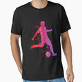 Soccer Player Shoot T-Shirt - Minimalist Print for Adults - T-Shirt, Sweatshirt, Hoodie