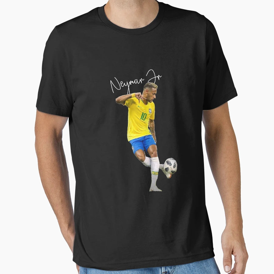 Neymar Jr Signed Brazil T-Shirt - Minimalist Print Unisex - T-Shirt, Sweatshirt, Hoodie