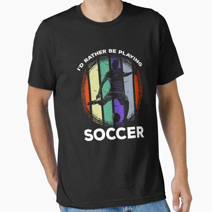 Soccer Player Soccer T-Shirt - Custom Art Print Unisex - T-Shirt, Sweatshirt, Hoodie