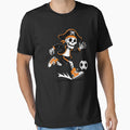 Soccer Skeleton Pirate Halloween T-Shirt - Trendy Graphic Men Women - T-Shirt, Sweatshirt, Hoodie