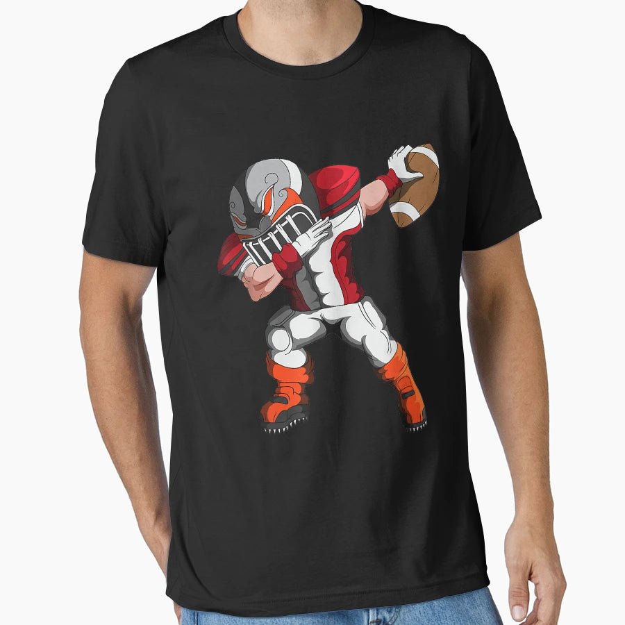 American Football Player Mach Dabbing T-Shirt - Graphic Print Men Women - T-Shirt, Sweatshirt, Hoodie