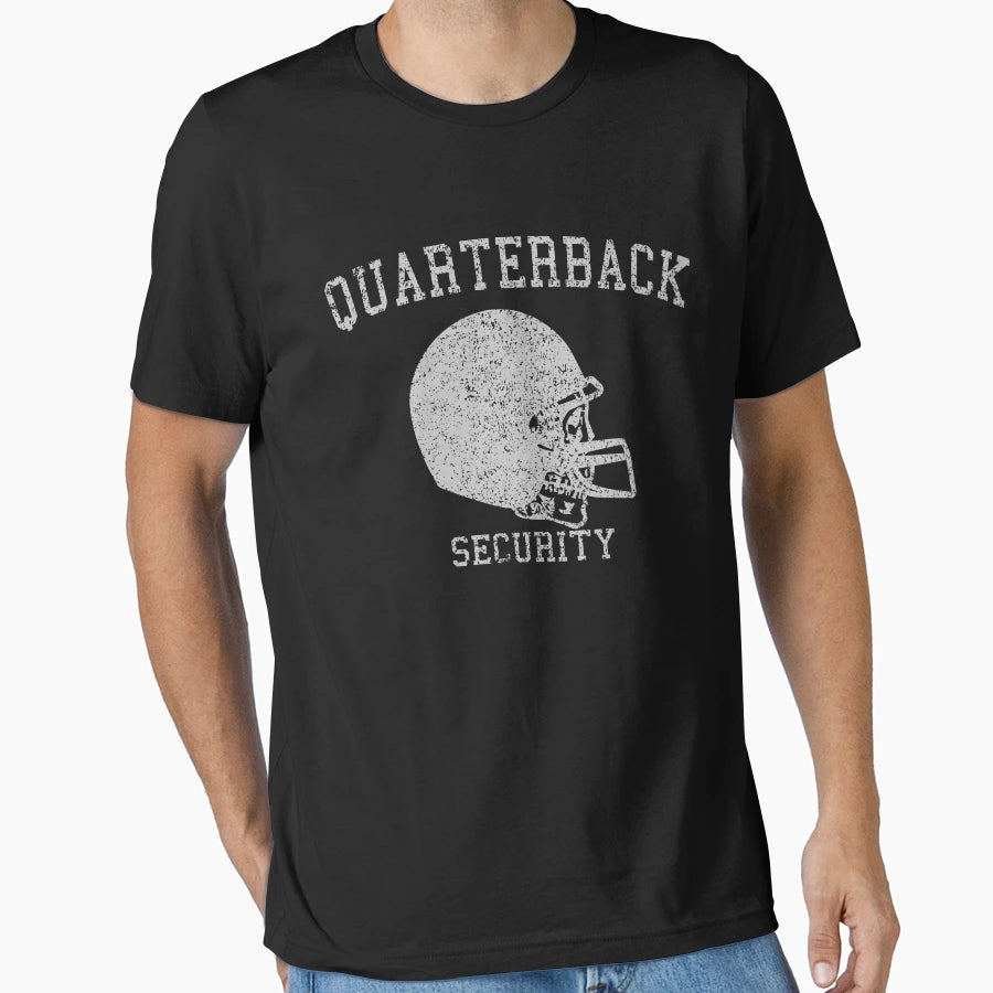 Quarterback Security Skull T-Shirt - Aesthetic Graphic Men Women - T-Shirt, Sweatshirt, Hoodie