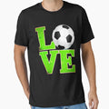 Love Soccer Football T-Shirt - Unique Graphic Men Women - T-Shirt, Sweatshirt, Hoodie