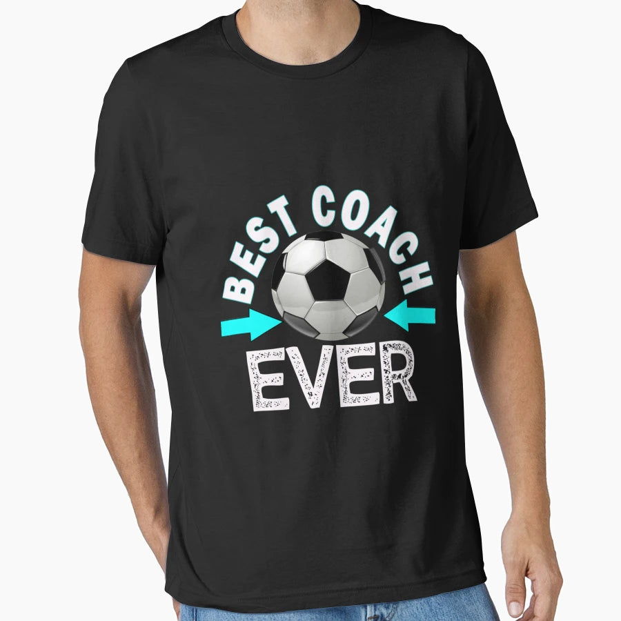 Awesome Soccer Coach Appreciation T-Shirt - Minimalist Print Men Women - T-Shirt, Sweatshirt, Hoodie