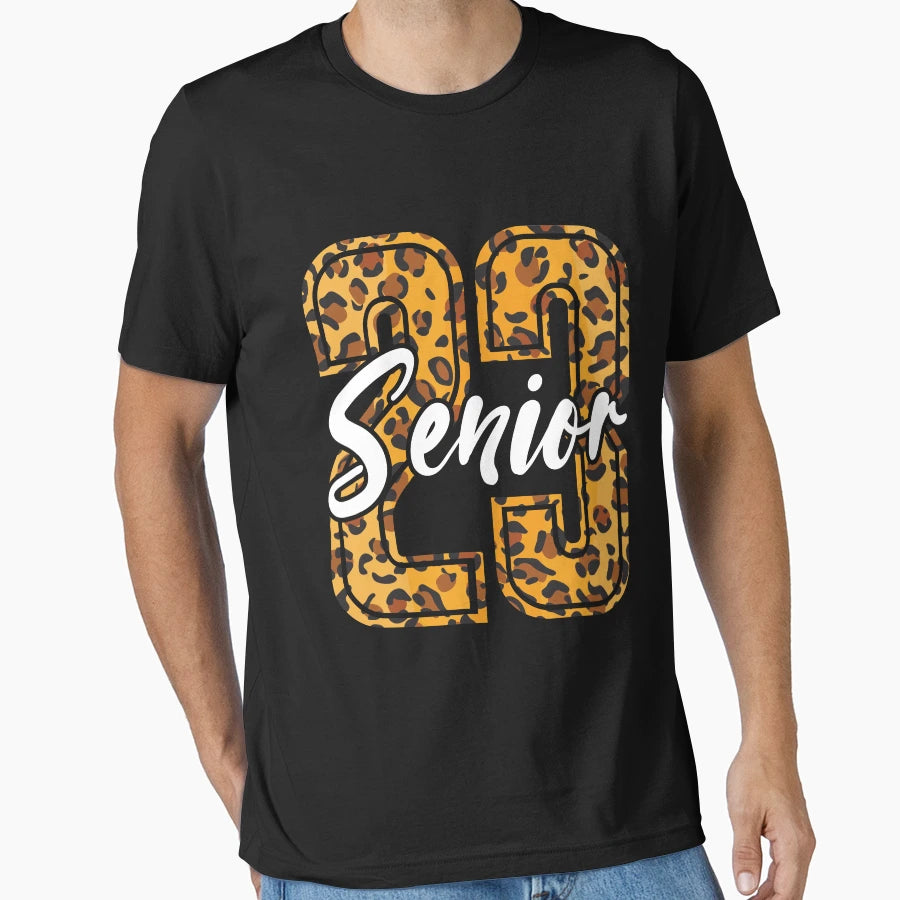Senior 2023 Leopard T-Shirt - Novelty Apparel Men Women - T-Shirt, Sweatshirt, Hoodie