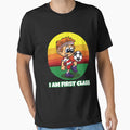 I Am First Class Soccer Primary T-Shirt - Aesthetic Graphic Men Women - T-Shirt, Sweatshirt, Hoodie