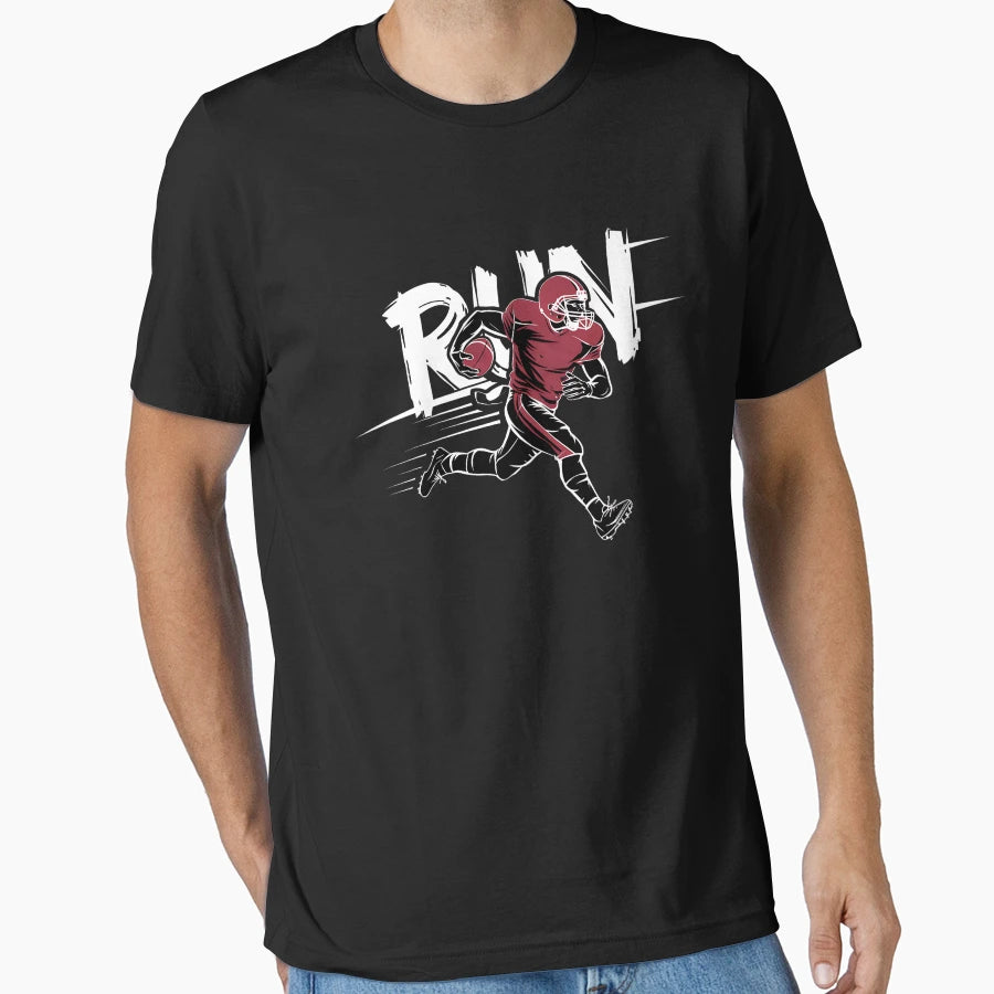 College Football Cheering Up Run Action T-Shirt - Graphic Print Unisex - T-Shirt, Sweatshirt, Hoodie