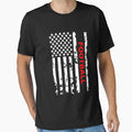 Football Usa Black And White Flag T-Shirt - Minimalist Print for Adults - T-Shirt, Sweatshirt, Hoodie
