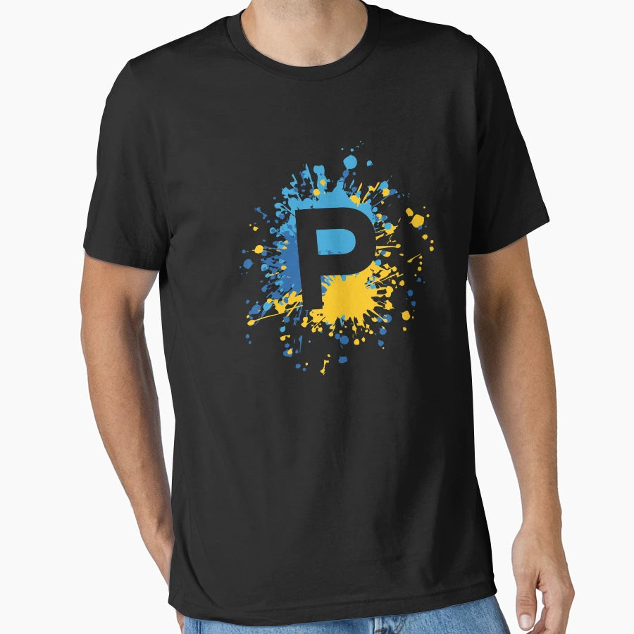 Parking Icon Color Splash T-Shirt - Graphic Print Men Women - T-Shirt, Sweatshirt, Hoodie