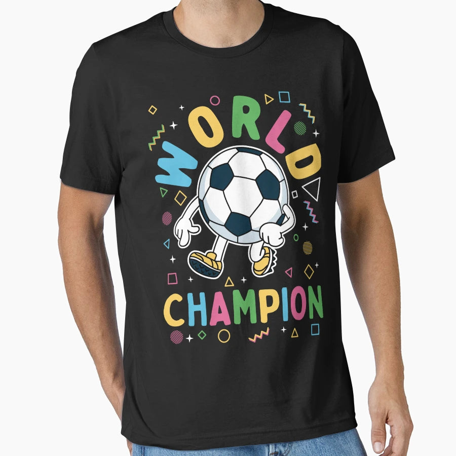 World Champion Soccer T-Shirt - Graphic Print Men Women - T-Shirt, Sweatshirt, Hoodie