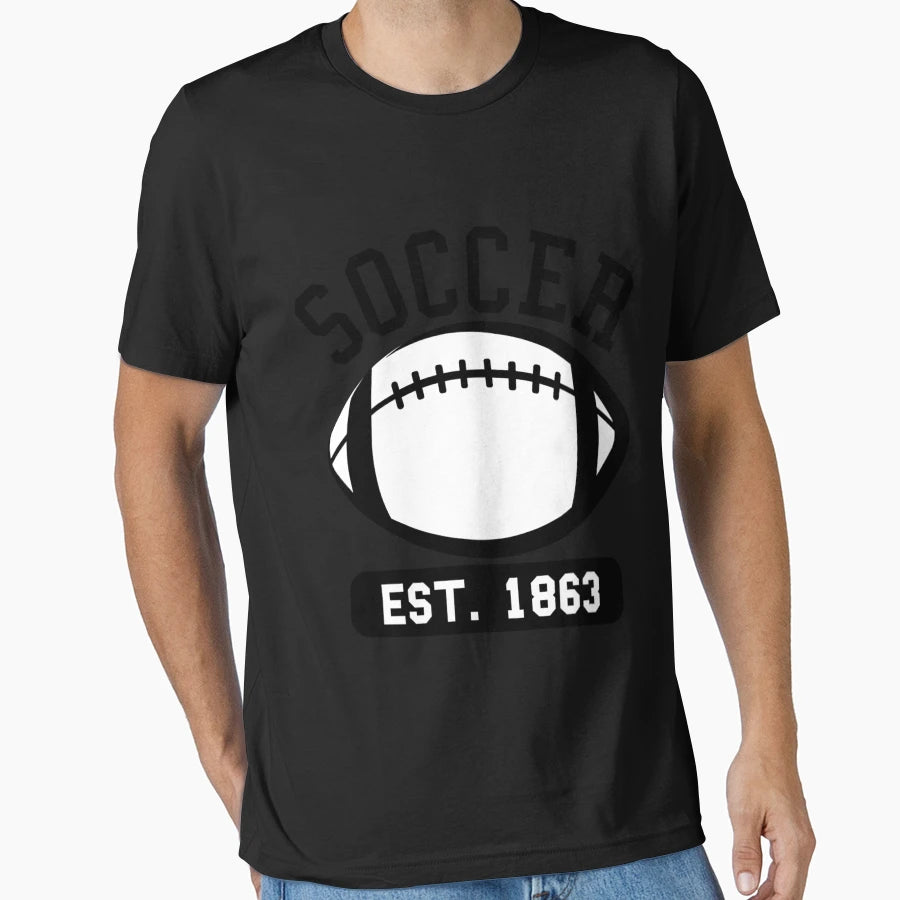 Funny Soccer Football Mashup T-Shirt - Minimalist Print for Adults - T-Shirt, Sweatshirt, Hoodie