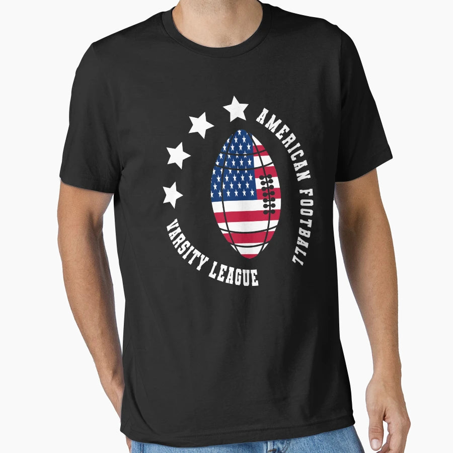 Varsity League American Football T-Shirt - Aesthetic Graphic for Adults - T-Shirt, Sweatshirt, Hoodie