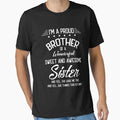 Im Proud Brother T-Shirt - Minimalist Print Men Women - T-Shirt, Sweatshirt, Hoodie