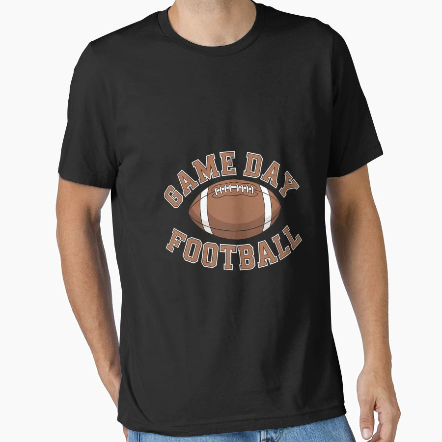 Game Day Football T-Shirt - Aesthetic Graphic Unisex - T-Shirt, Sweatshirt, Hoodie