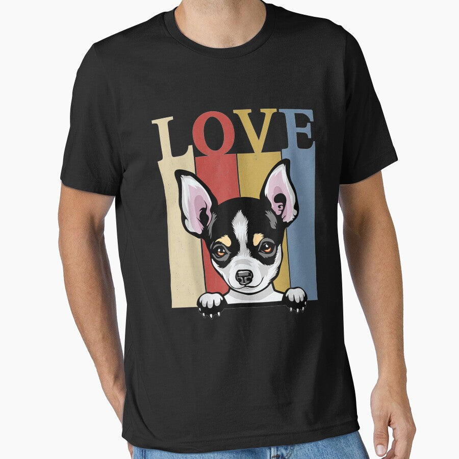 I Love My Rottweiler Vintage Retro Dog Mom Dad Pet - Adult & Kids T-Shirts, Sweatshirts & Hoodies apparel design preview 1