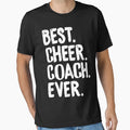 Best Cheer Coach Ever T-Shirt - Minimalist Print Unisex - T-Shirt, Sweatshirt, Hoodie