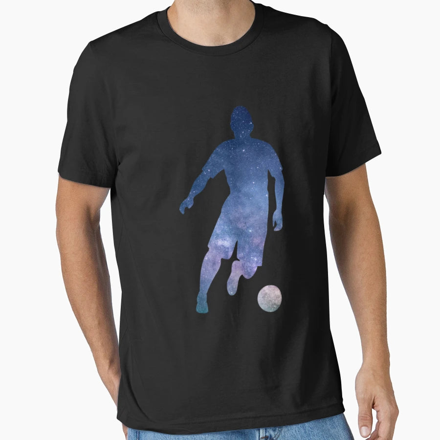 Galaxy Soccer Active T-Shirt - Novelty Apparel for Adults - T-Shirt, Sweatshirt, Hoodie