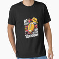 Game Day Red Yellow Touchdown Season T-Shirt - Graphic Print Men Women - T-Shirt, Sweatshirt, Hoodie