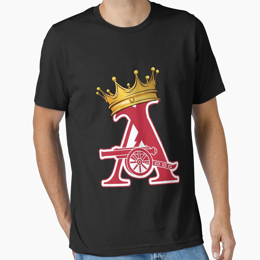 Arsenal Mikel Arteta Crown T-Shirt - Minimalist Print Men Women - T-Shirt, Sweatshirt, Hoodie