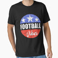 American Football Distress Usa Flag T-Shirt - Trendy Graphic Men Women - T-Shirt, Sweatshirt, Hoodie