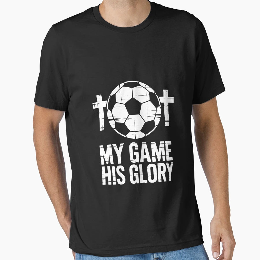 Christian Soccer Sayings Cross T-Shirt - Unique Graphic Unisex - T-Shirt, Sweatshirt, Hoodie
