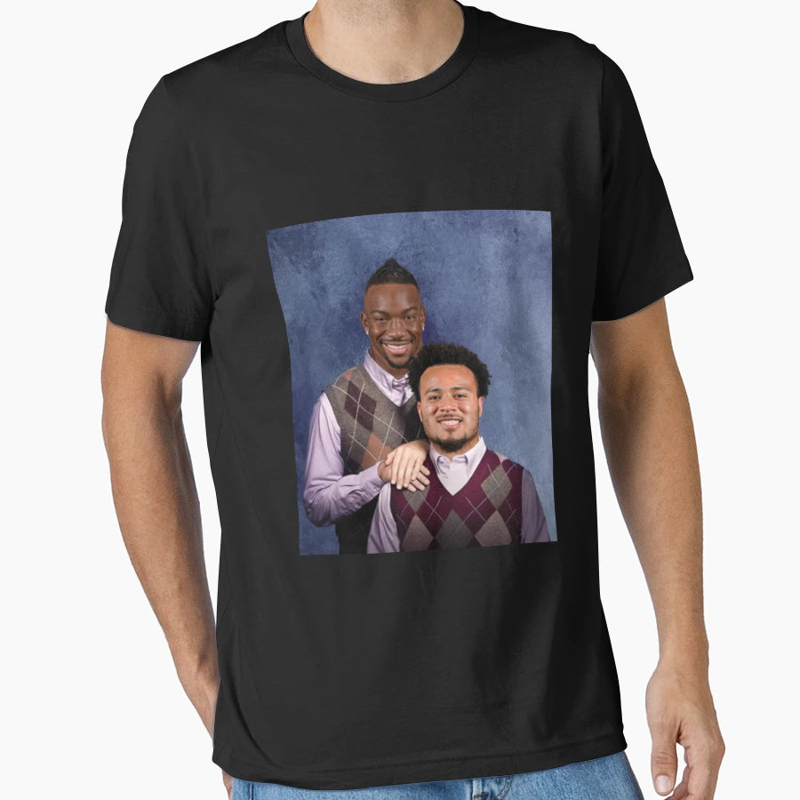 BR And Tyler Allgeier Step Brother T-Shirt - Minimalist Print Unisex - T-Shirt, Sweatshirt, Hoodie