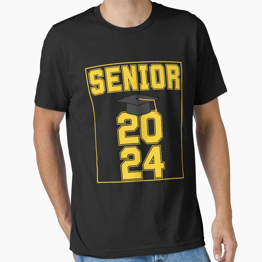 Senior 2024 T-Shirt - Trendy Graphic Unisex - T-Shirt, Sweatshirt, Hoodie
