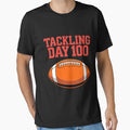 100Th Day School Football Lovers T-Shirt - Custom Art Print for Adults - T-Shirt, Sweatshirt, Hoodie